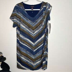 NWT Signature by Robbie Bee striped dress